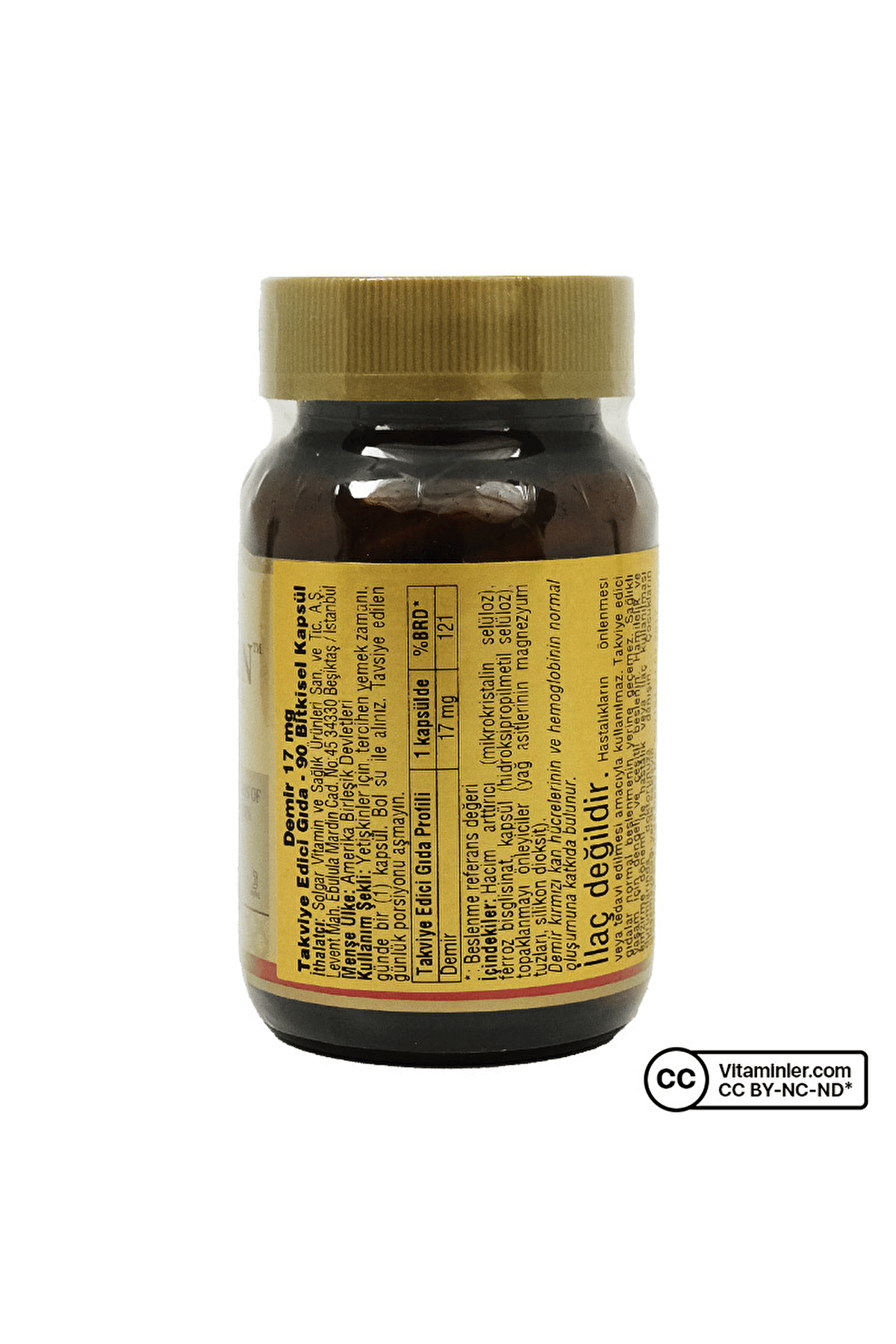 Gentle Iron 17 Mg 90 Kapsül