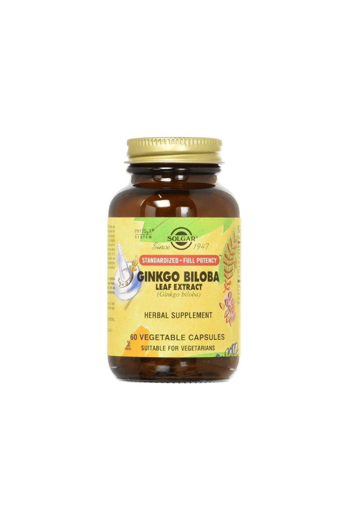 Ginkgo Biloba Leaf Extract 60 Kapsül