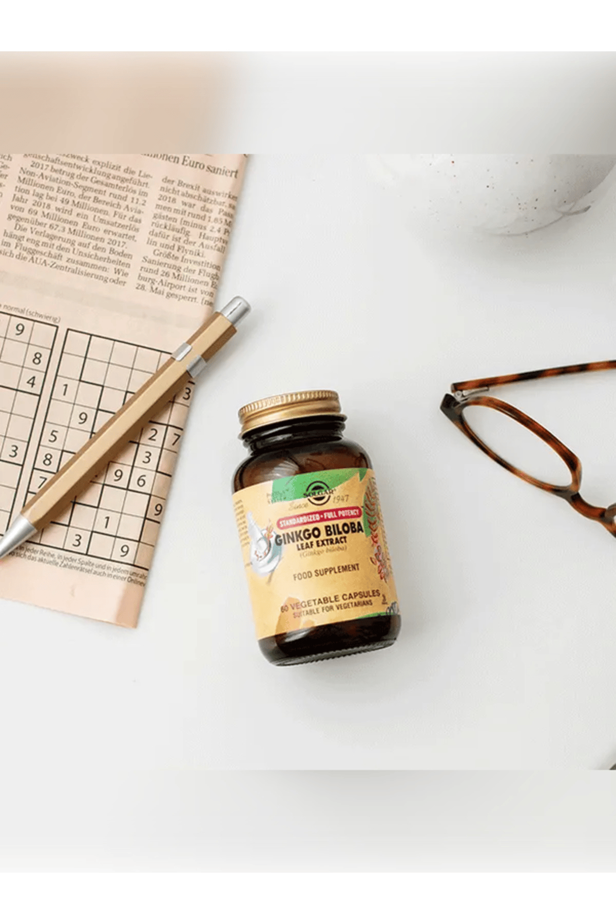 Ginkgo Biloba Leaf Extract (Standardize Ginkgo Biloba Yaprak Ekstresi) 60 Kapsül