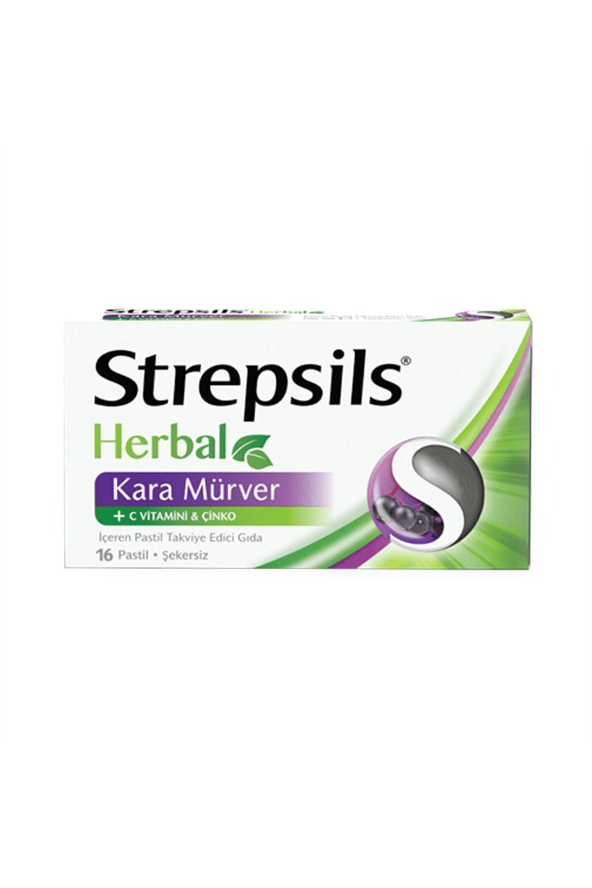 Herbal Kara Mürver 16 Pastil