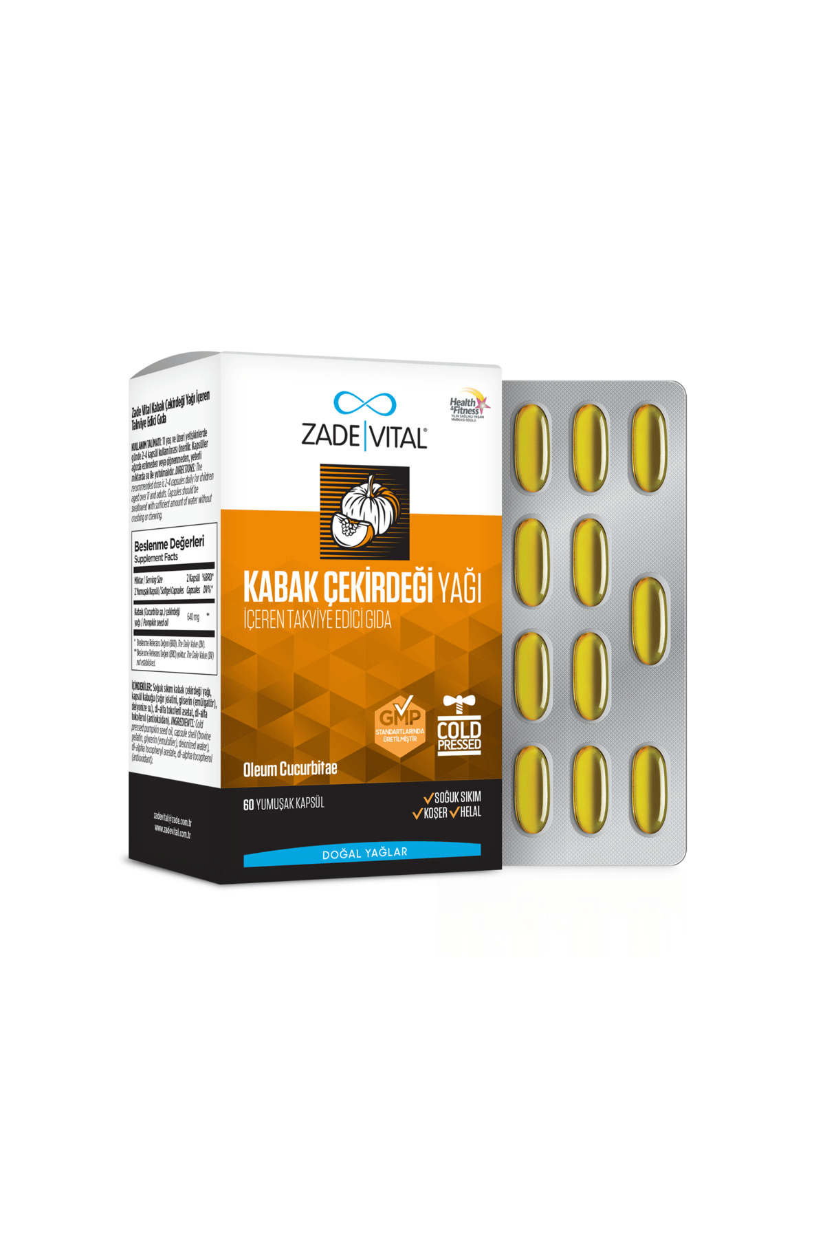 Kabak Çekirdeği Yağı 60 Kapsül