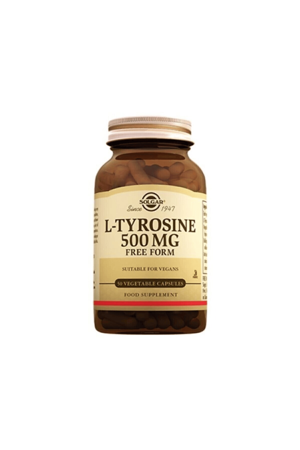 L-tyrosine 500 Mg 50 Kapsül