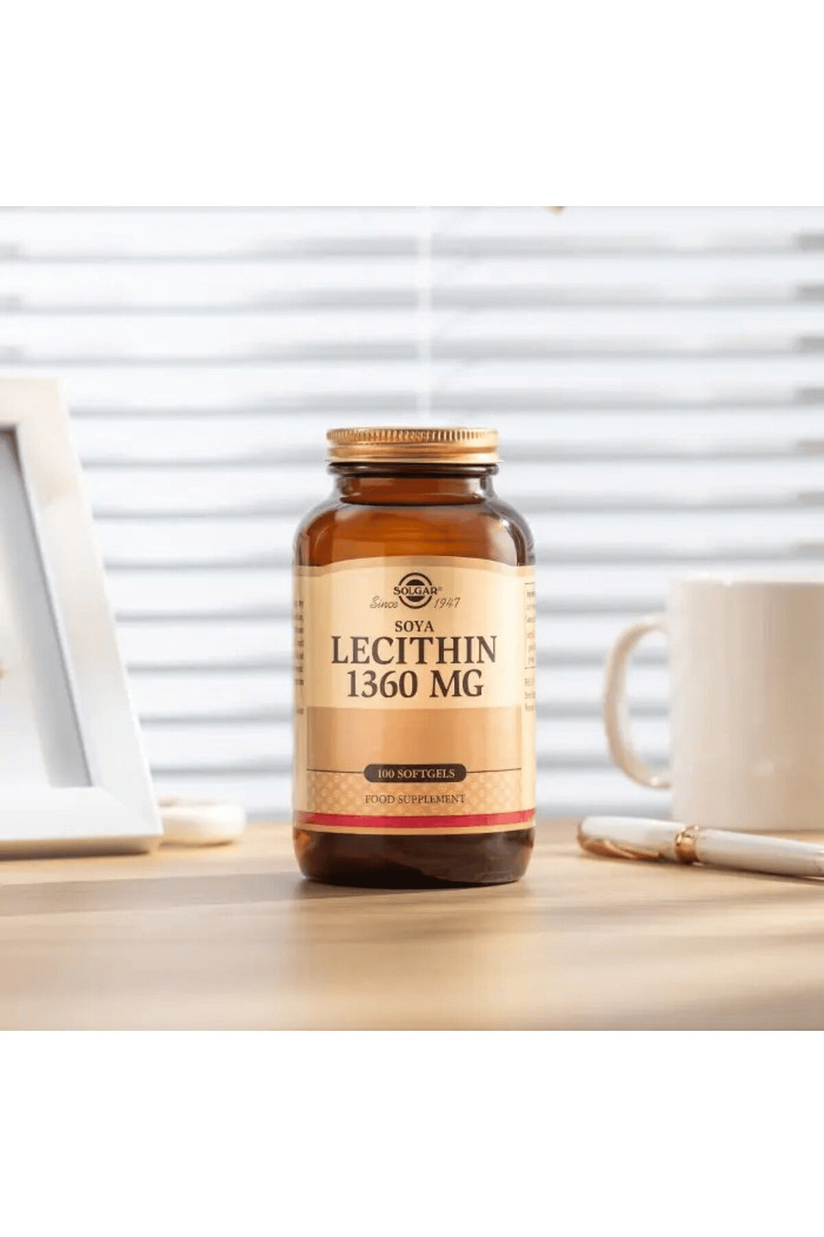 Lecithin 1360 mg 100 Kapsül