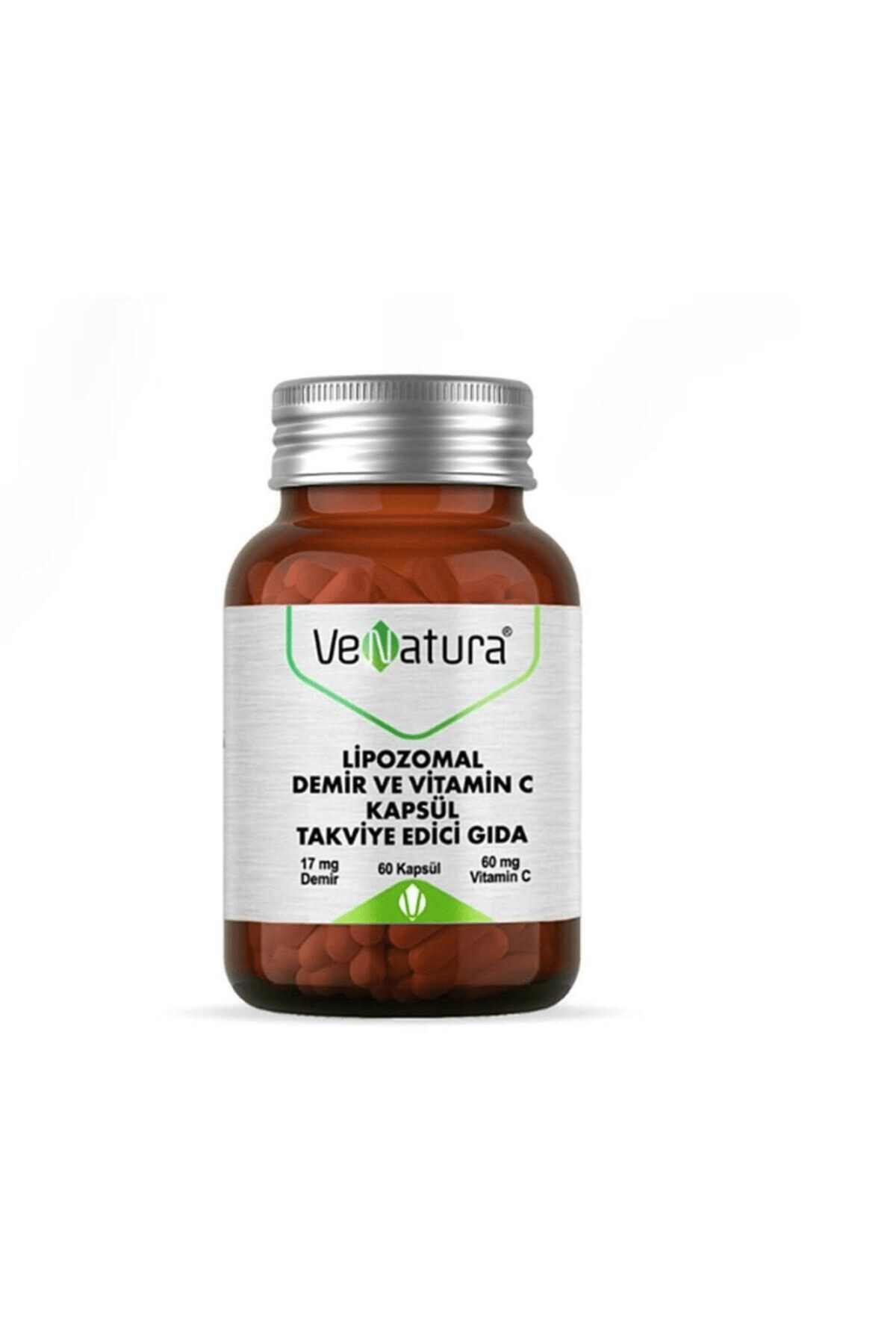 Lipozomal Demir ve Vitamin C 60 Kapsül