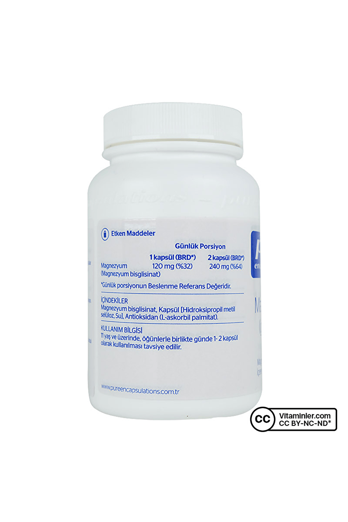 Magnesium (Glycinate) 60 Kapsül