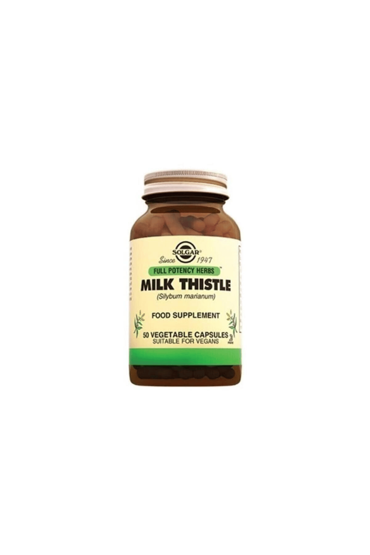 Milk Thistle 100 mg 50 Kapsül