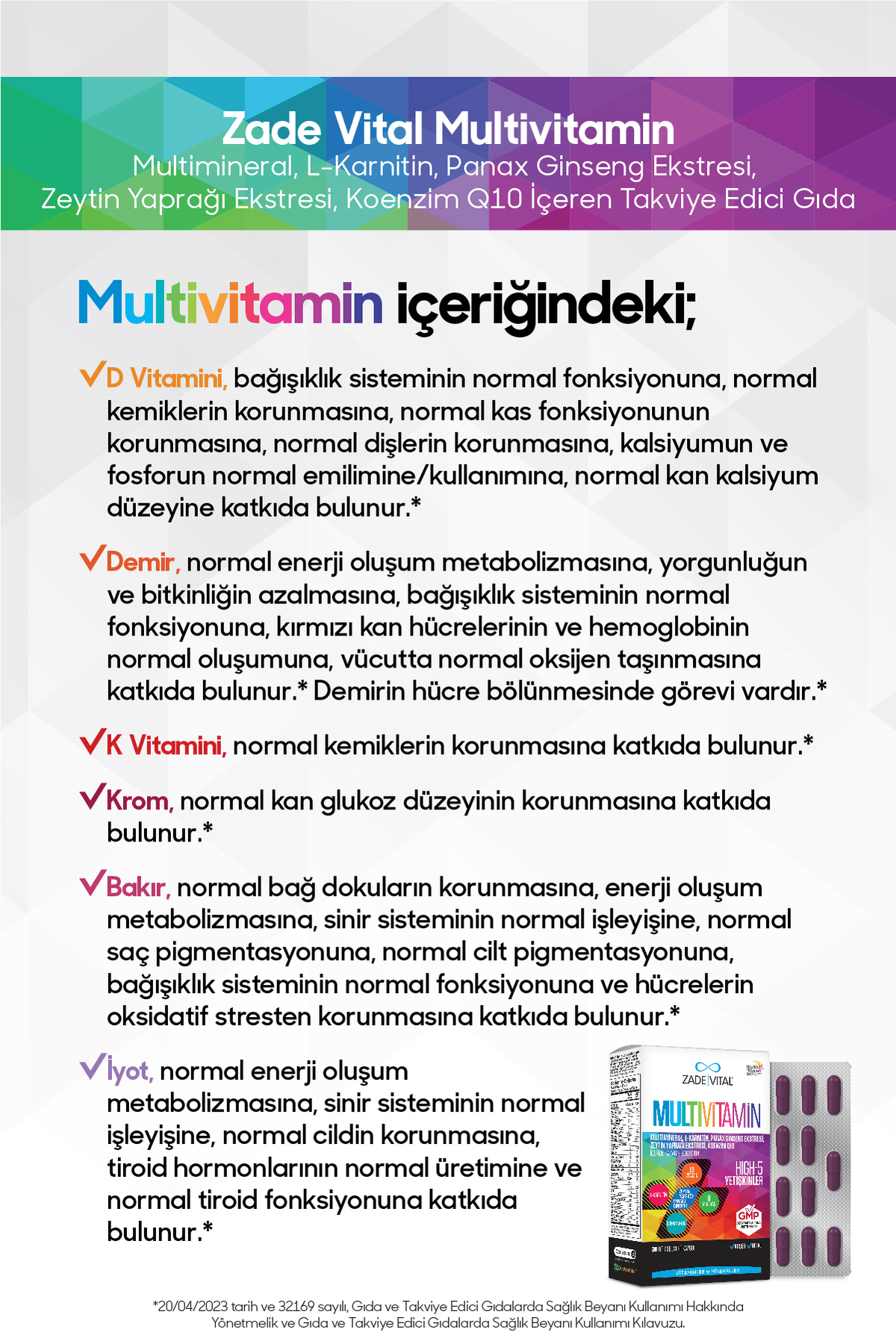 Multivitamin 30 Kapsül