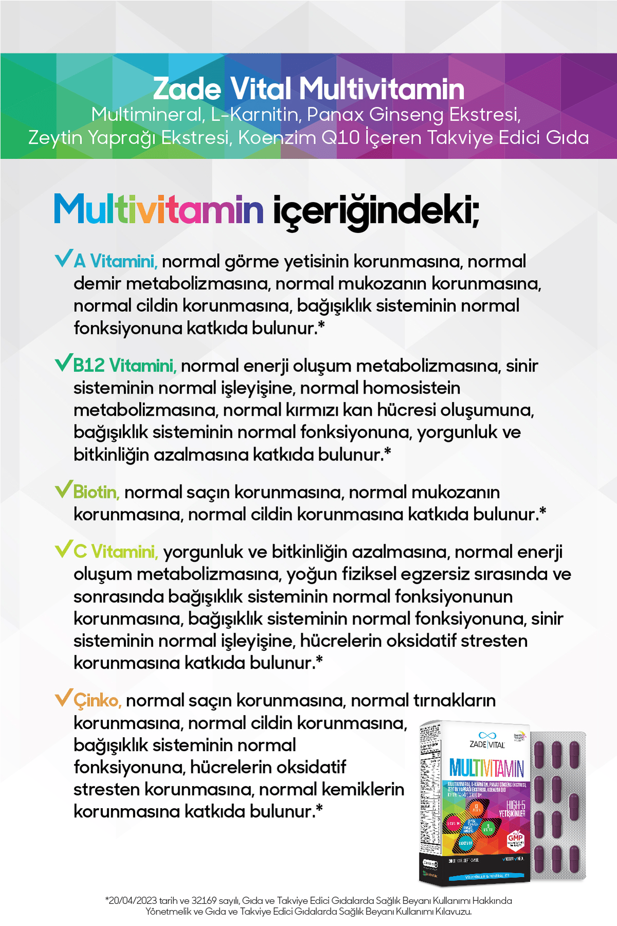 Multivitamin 30 Kapsül