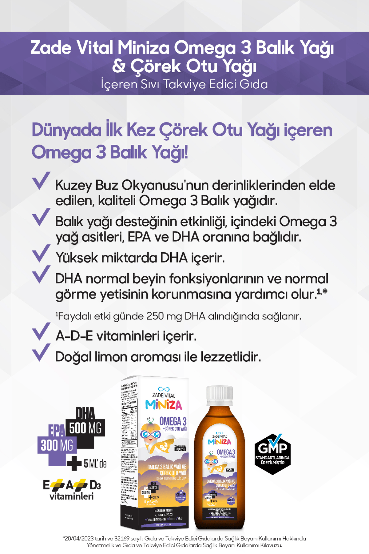 Omega + Çörek Otu Yağı 150 ml
