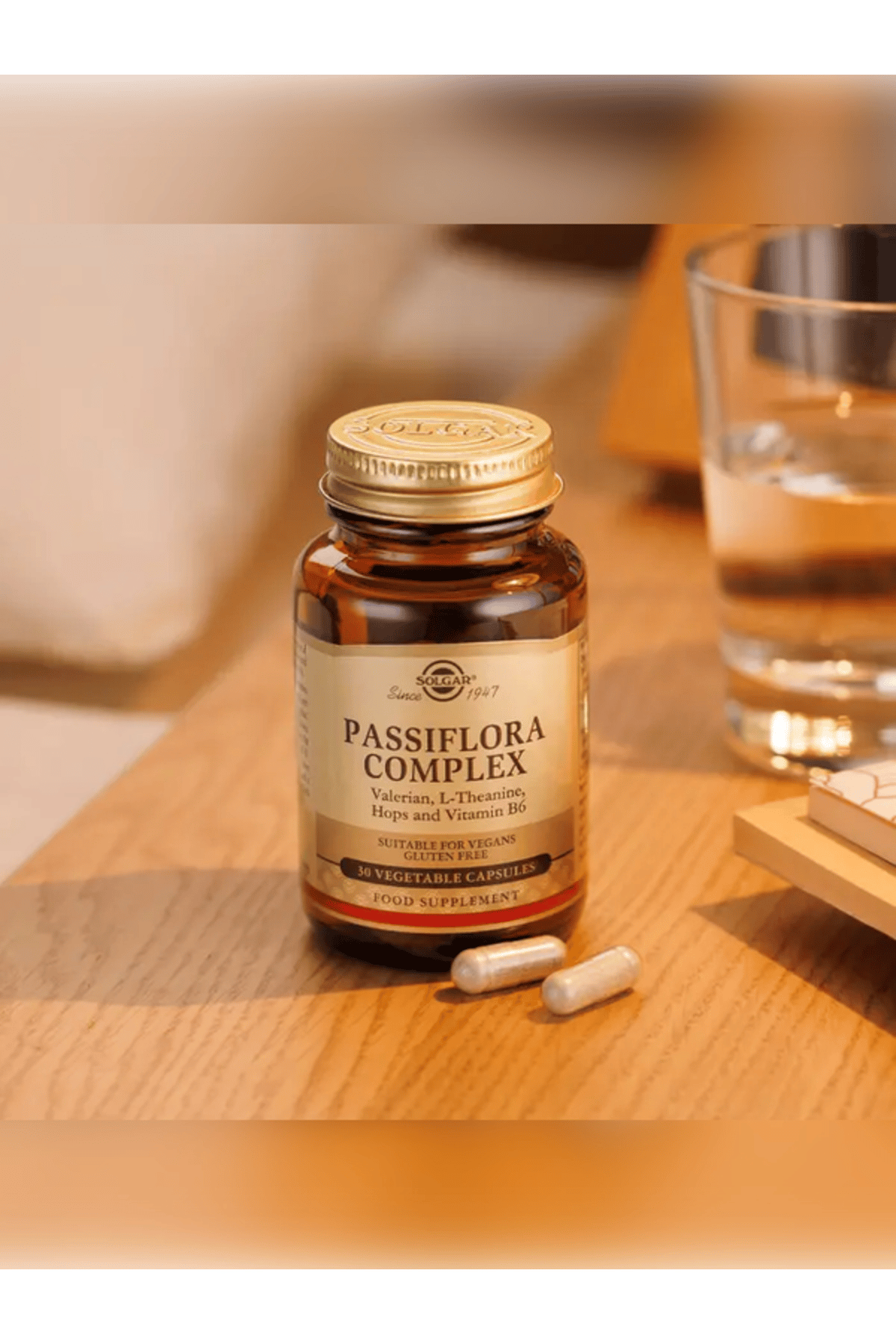 Passiflora Complex (Kediotu, Passiflora ve Şerbetçiotu ekstres) 30 Kapsül