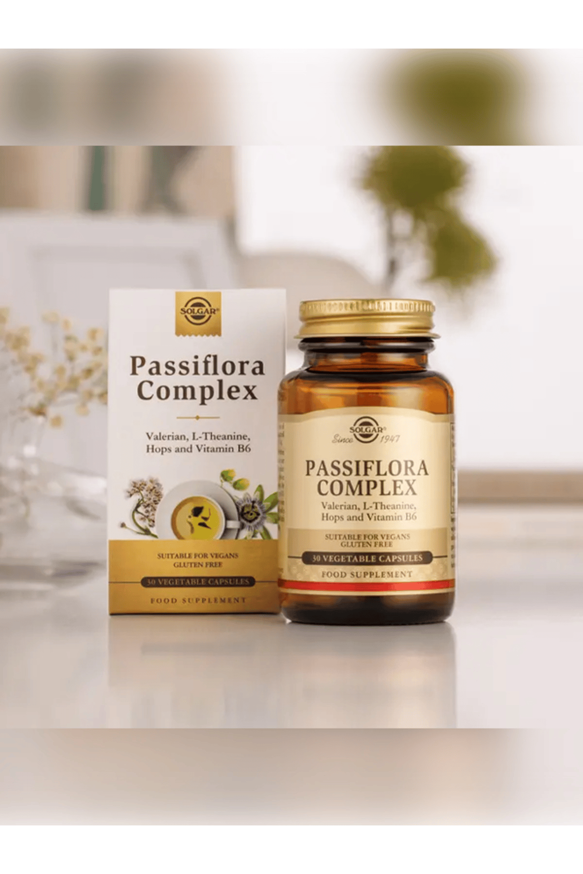Passiflora Complex (Kediotu, Passiflora ve Şerbetçiotu ekstres) 30 Kapsül