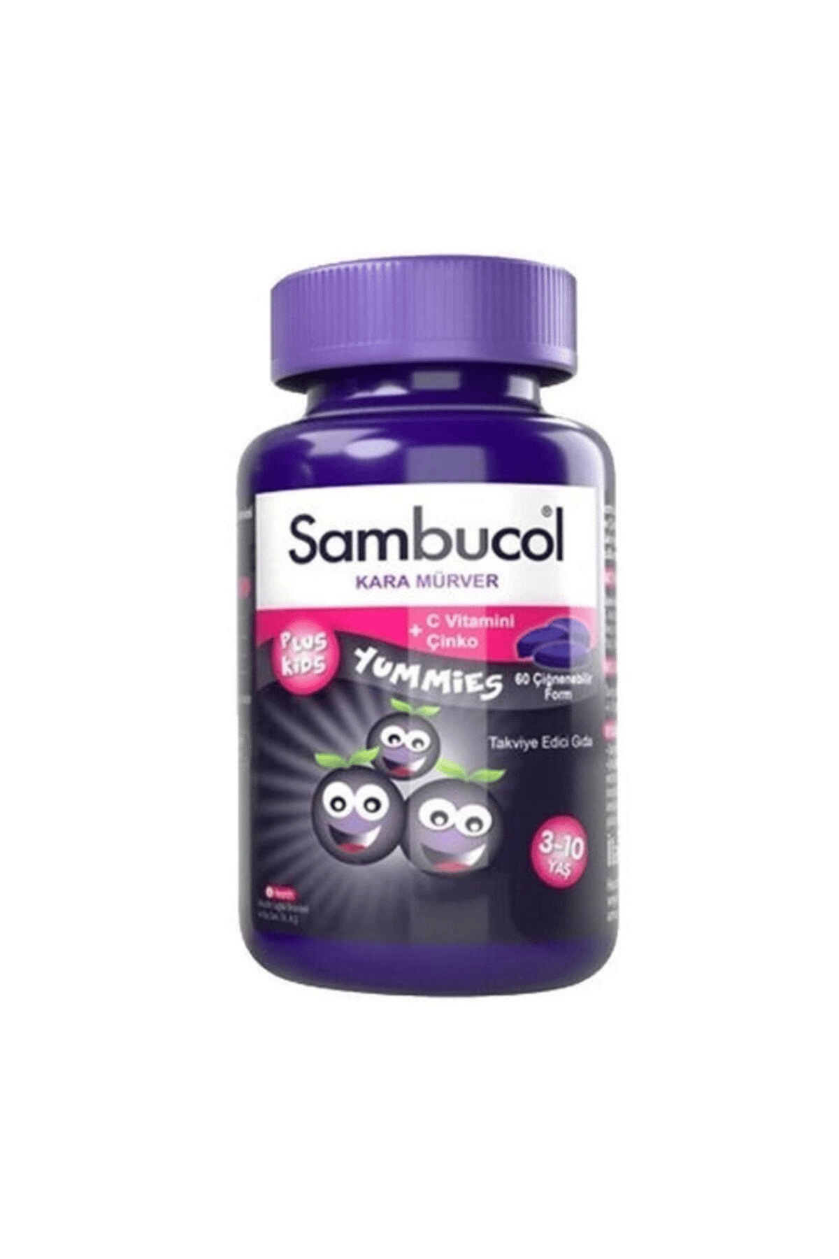 Sambucol Plus Kids Yummies 60 Adet