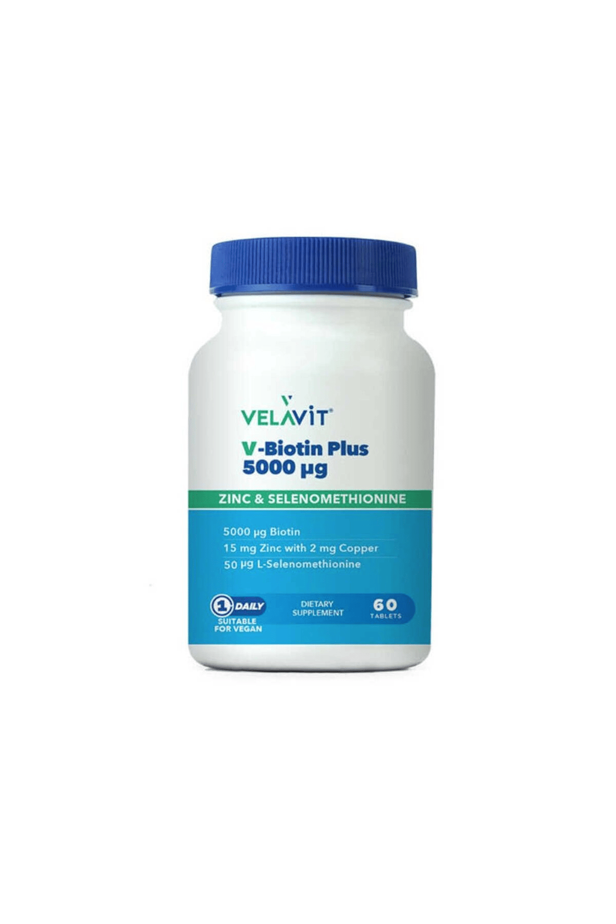V-Biotin Plus 5000ug 60 Tablet