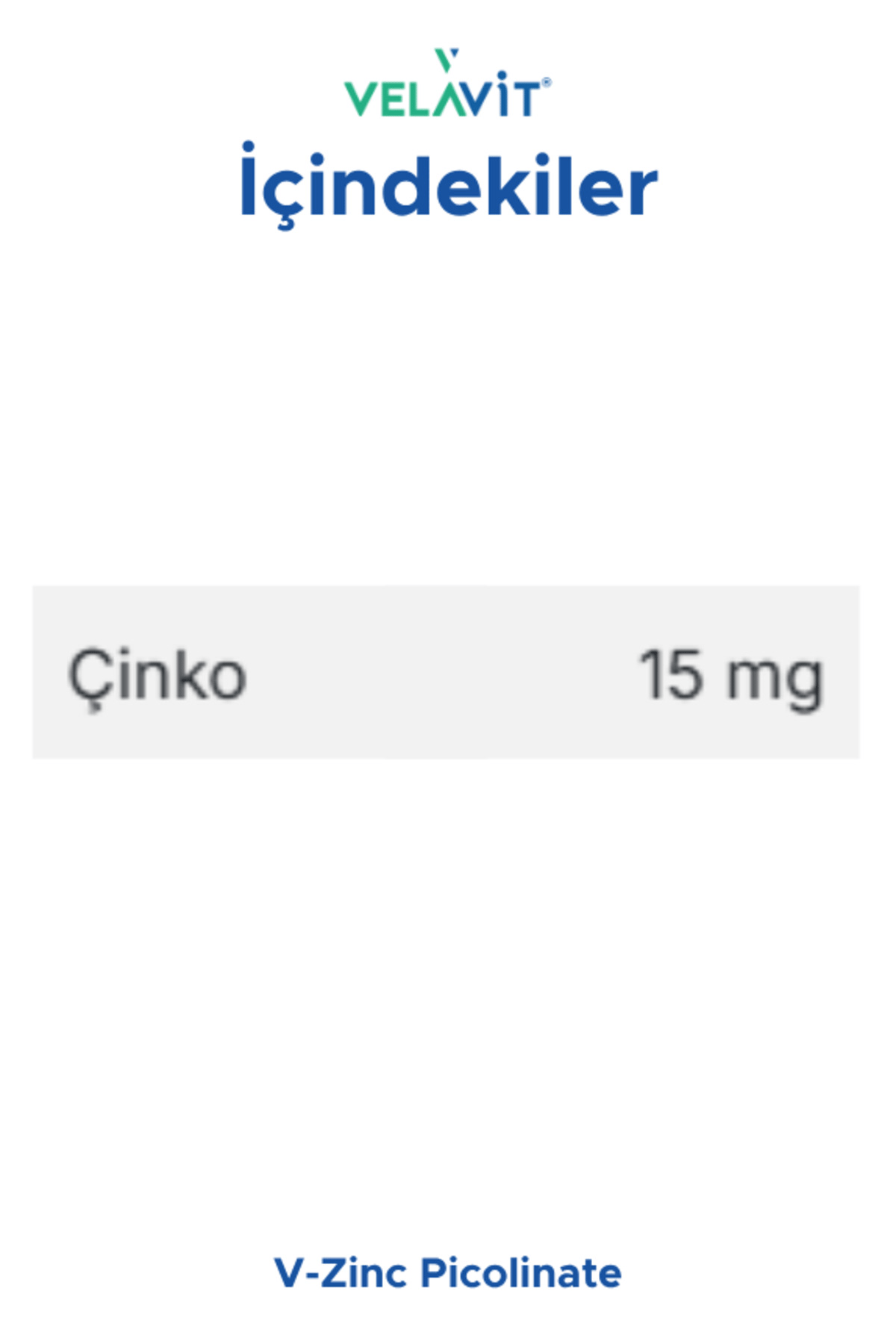 V-Zinc Picolinate