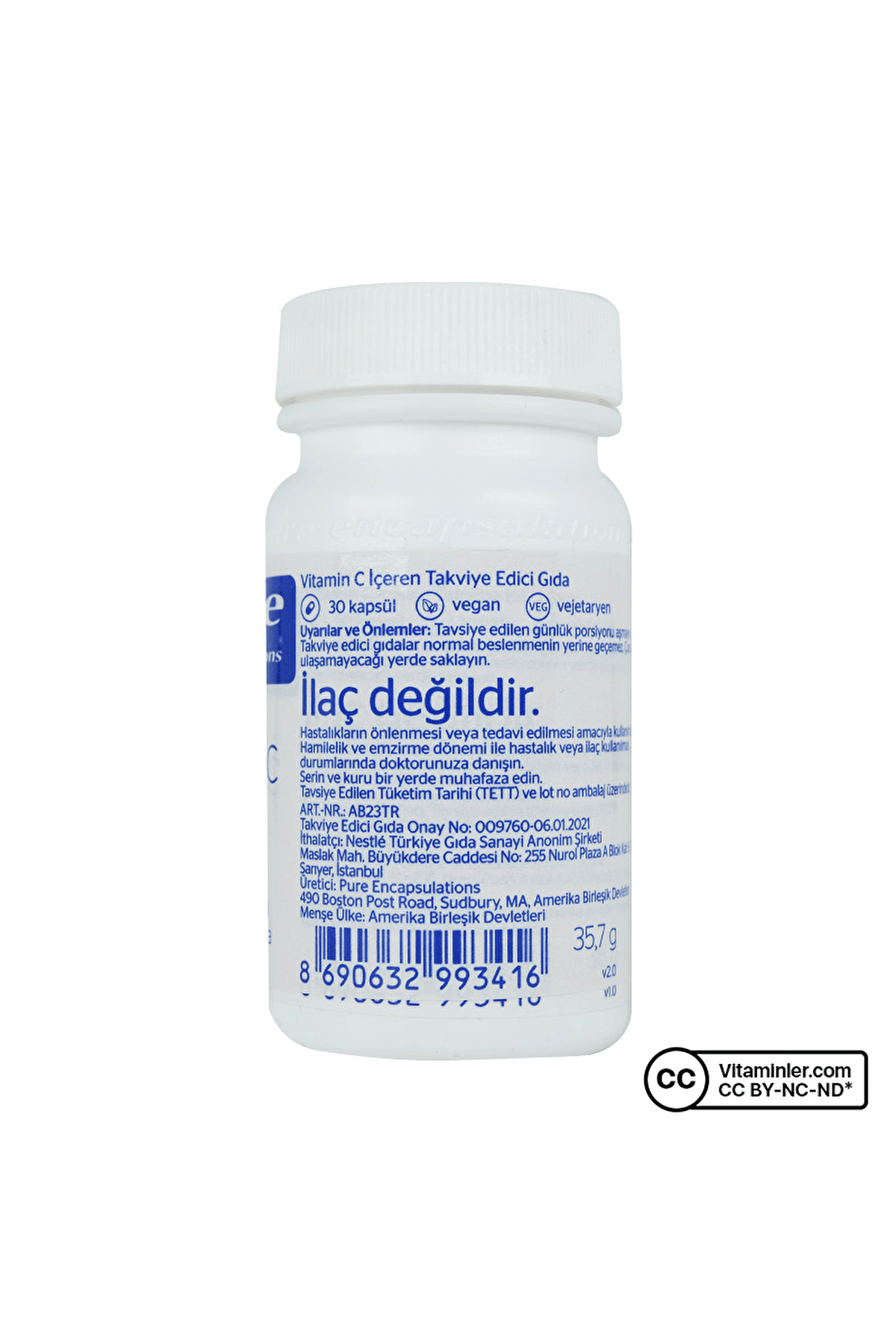 Vitamin C Buffered 30 Kapsül