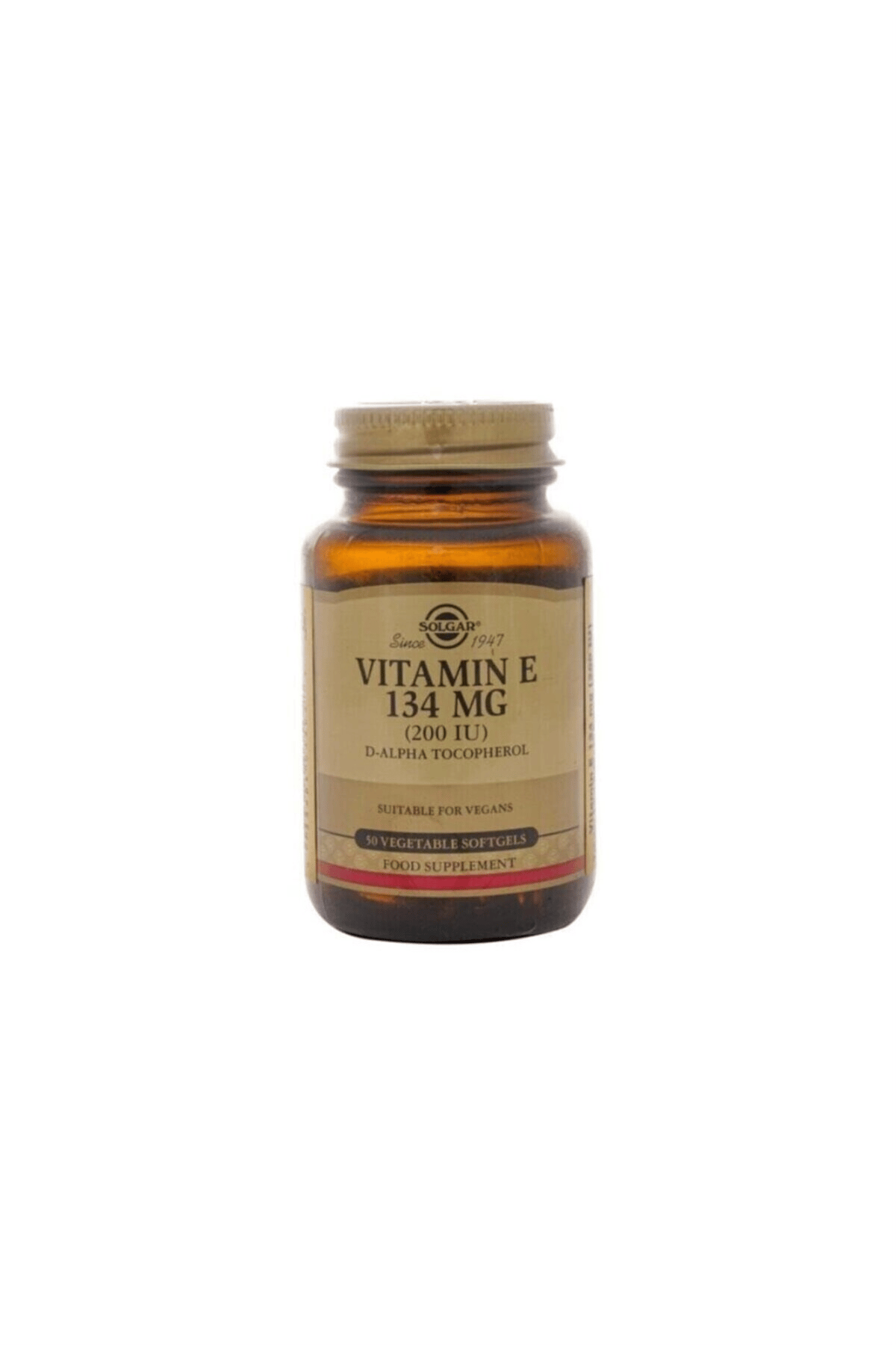 Vitamin E 200 IU 50 Vegetable Softgel