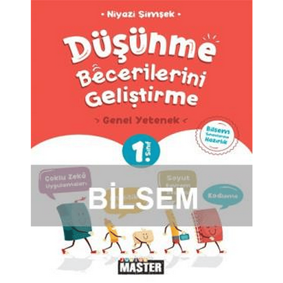 1. Sınıf Junior Master Düşünme Becerilerini Geliştirme Genel Yetenek ( Bilsem Sınavlarına Hazırlık )