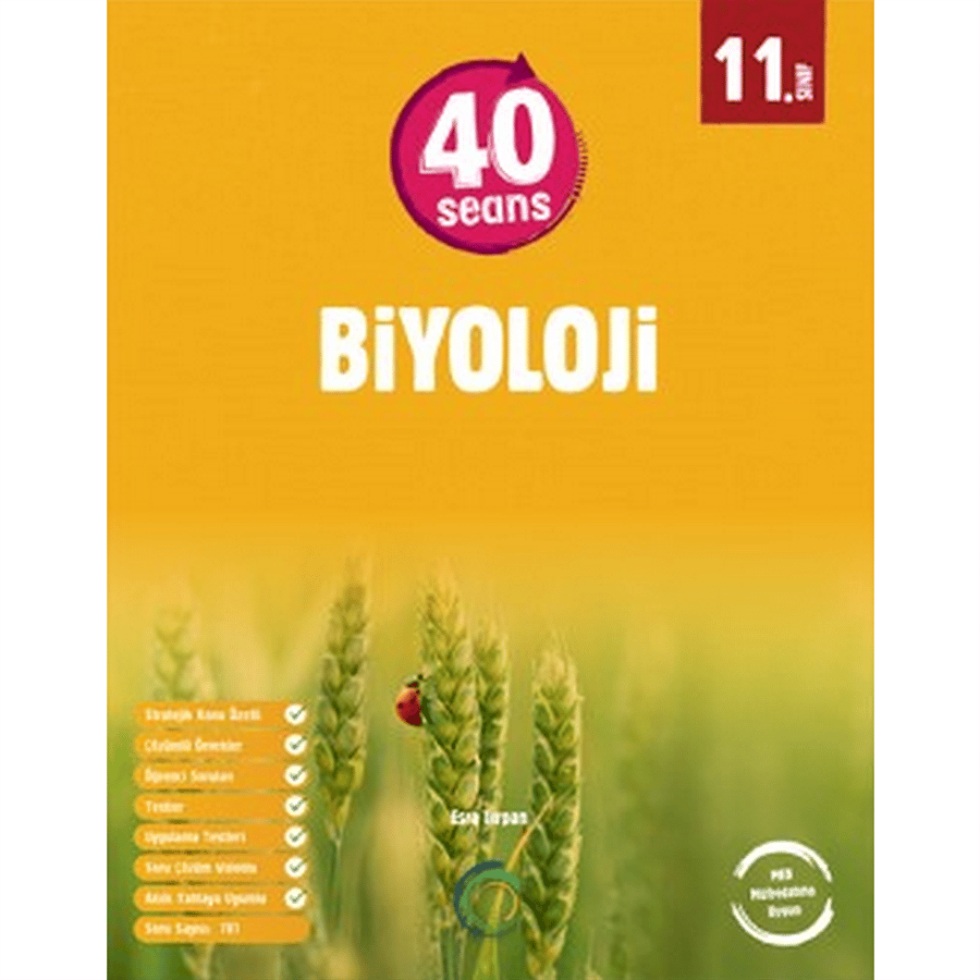 11. Sınıf 40 Seans Biyoloji