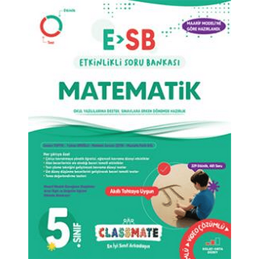 5. Sınıf Classmate Matematik Etkinlikli Soru Bankası