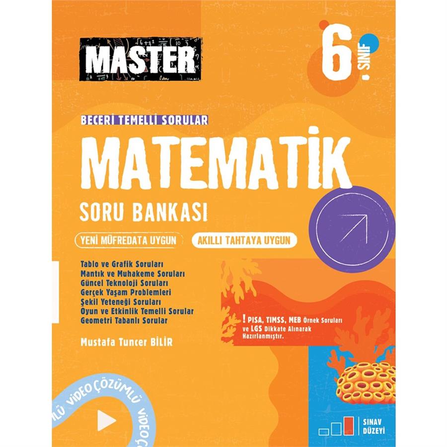 6. Sınıf Master Matematik Soru Bankası