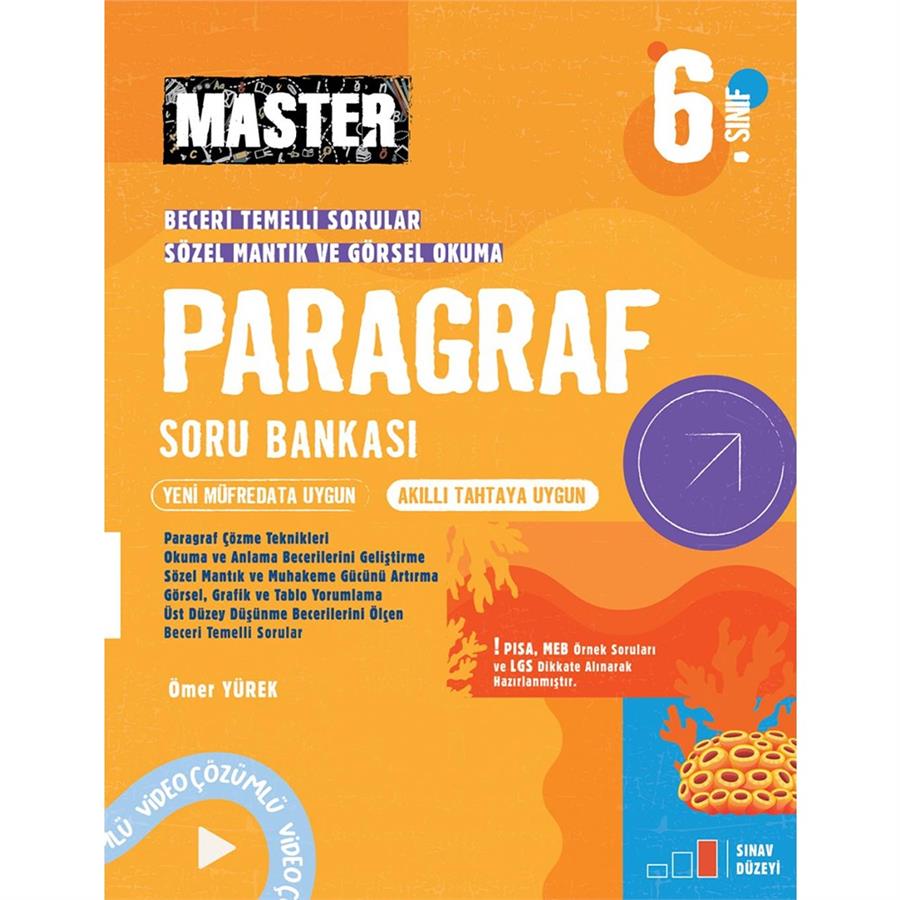 6. Sınıf Master Paragraf Soru Bankası