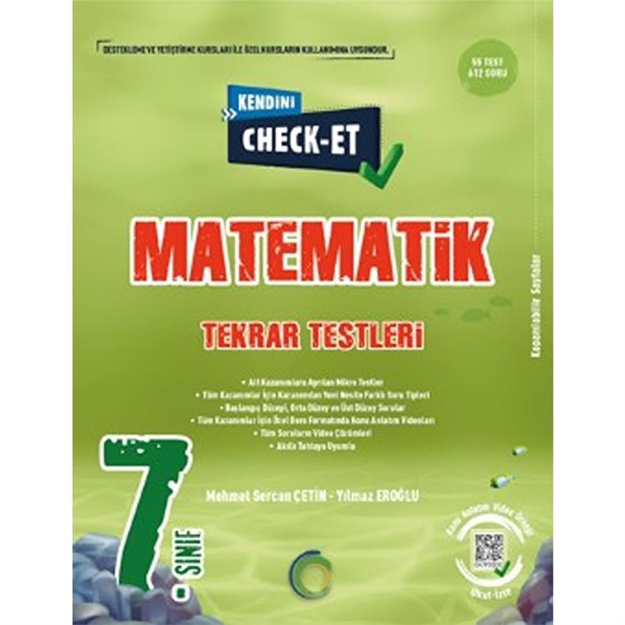 7. Sınıf Kendini Check - Et Matematik Tekrar Testleri