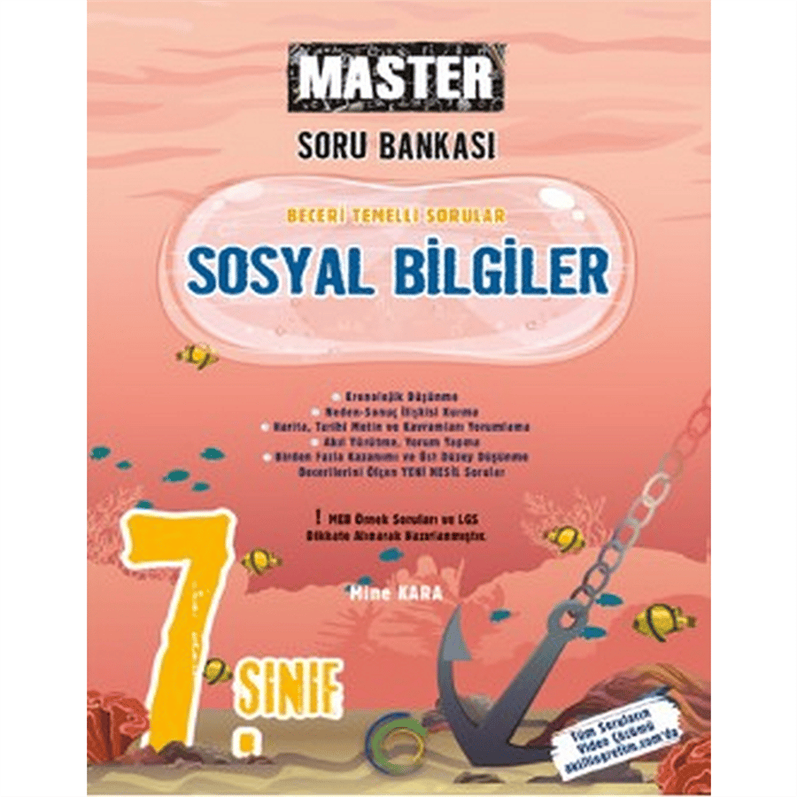 7. Sınıf Master Sosyal Bilgiler Soru Bankası