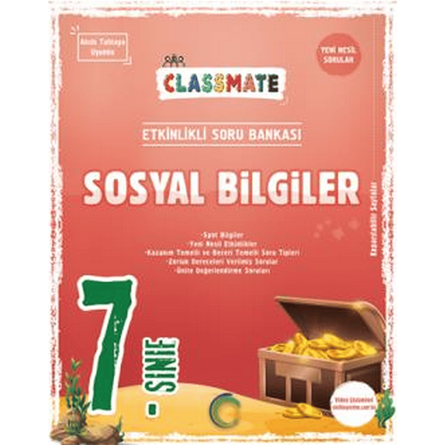 7. Sınıf Classmate Sosyal Bilgiler Soru Bankası