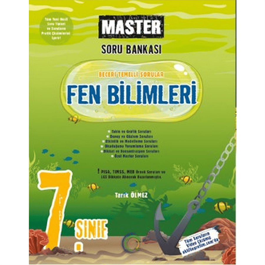 7. Sınıf Master Fen Bilimleri Soru Bankası