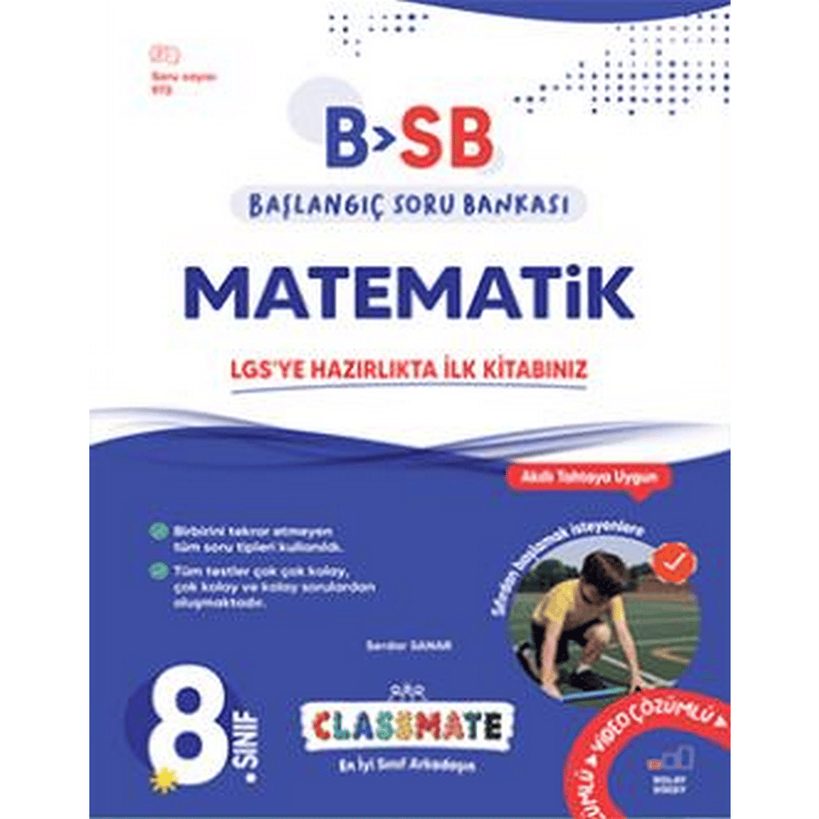 8. Sınıf Classmate Başlangıç Matematik Soru Bankası