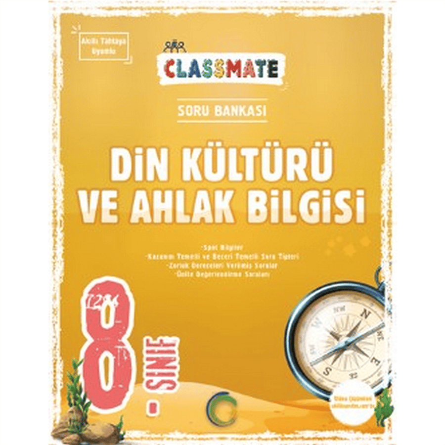 8. Sınıf Classmate Din Kültürü Ve Ahlak Bilgisi Soru Bankası
