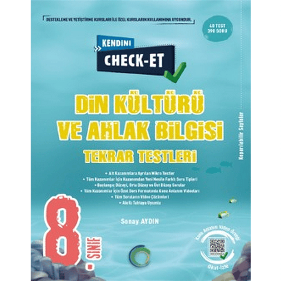 8. Sınıf Kendini Check - Et Din Kültürü Ve Ahlak Bilgisi Tekrar Testleri