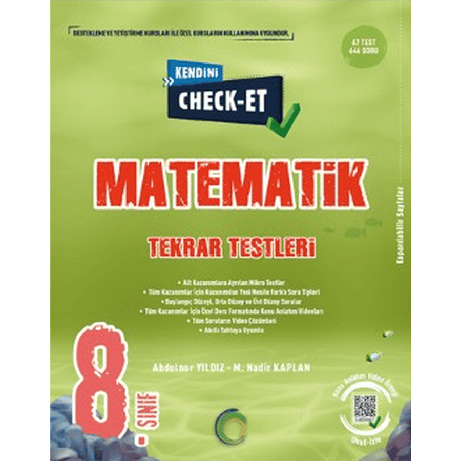 8. Sınıf Kendini Check - Et Matematik Tekrar Testleri