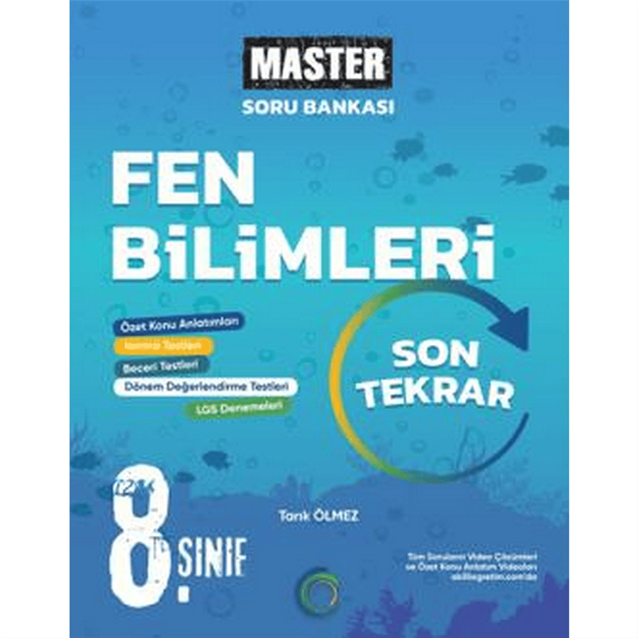 8. Sınıf Master Son Tekrar Fen Bilimleri Soru Bankası