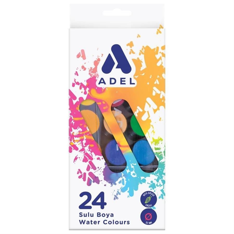 Adel Sulu Boya 28 Mm 24 Renk