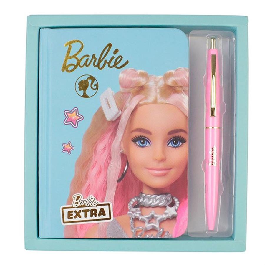 Barbie B-7788 Hatıra Defteri+Tükenmez Kalem Kutulu Set -16