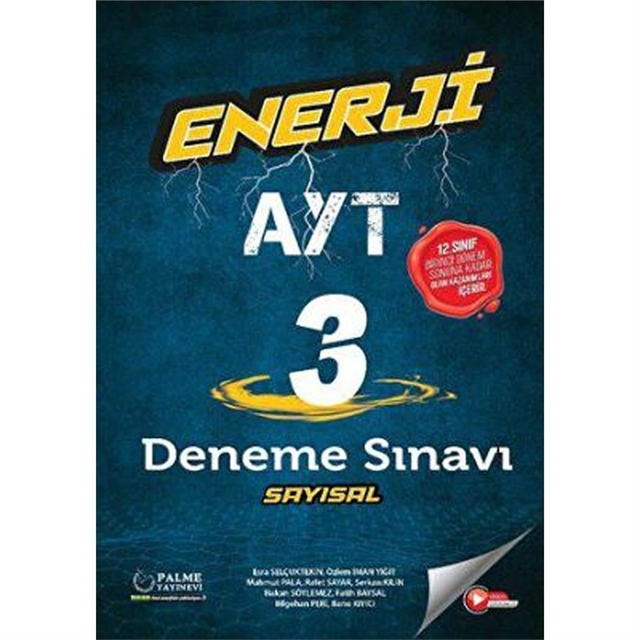 Enerji Yks 1.Dönem Ayt  3 Sayısal Deneme Sınavı 