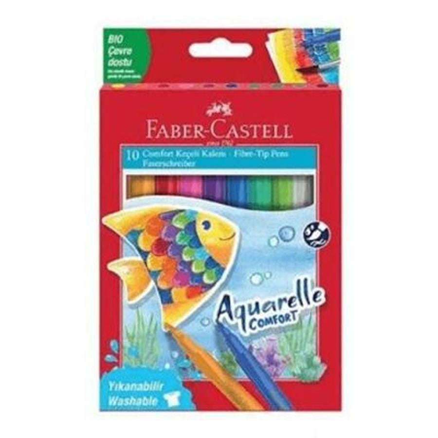 Faber-Castell Comfort Aquarelle Keçeli Kalem 10Lu
