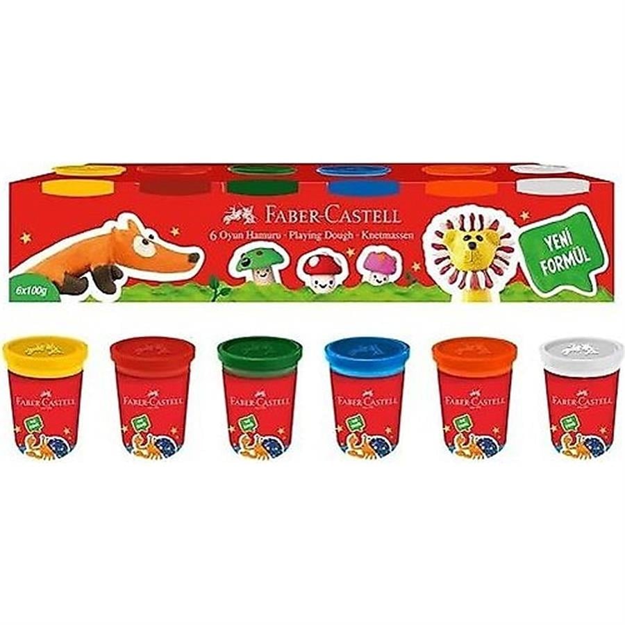 Faber Castell Oyun Hamuru 6 Renk