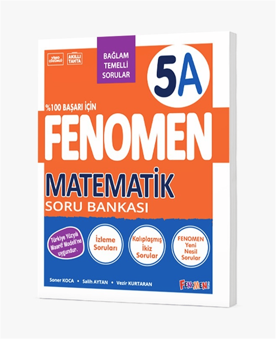 Fenomen Yayıncılık 5. Sınıf Matematik A Soru Bankası (2026-2027 Güncel Baskı)