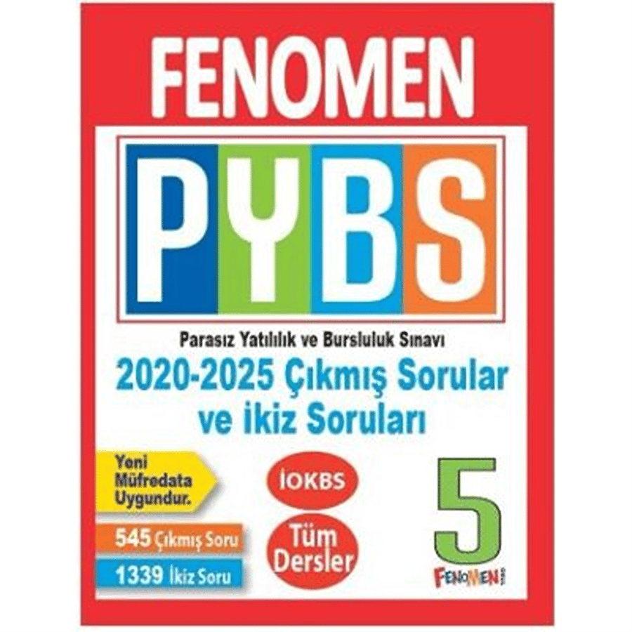 Fenomen Yayınları 5. Sınıf PYBS 6 Deneme