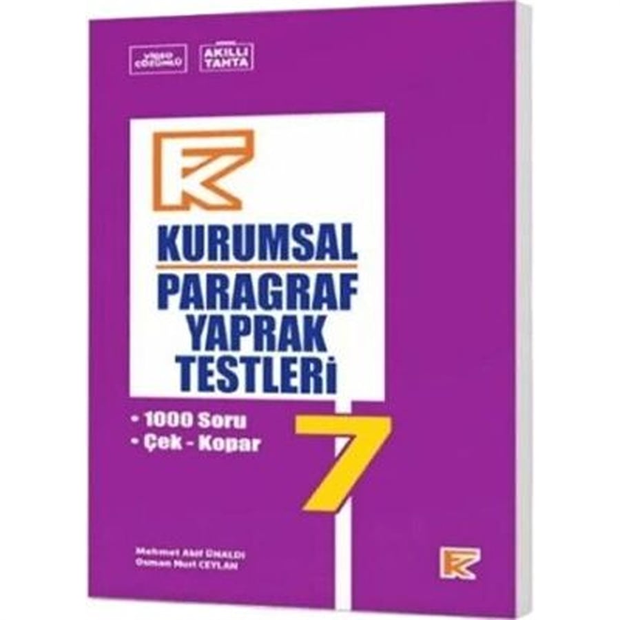 Fenomen Yayınları 7. Sınıf Paragraf Kurumsal FK Yaprak Testleri