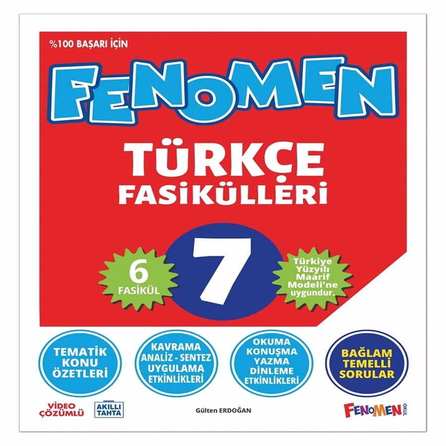 Fenomen Yayınları 7. Sınıf Türkçe Fasikül Seti (13 Fasikül) (2026-2027 Güncel Baskı)
