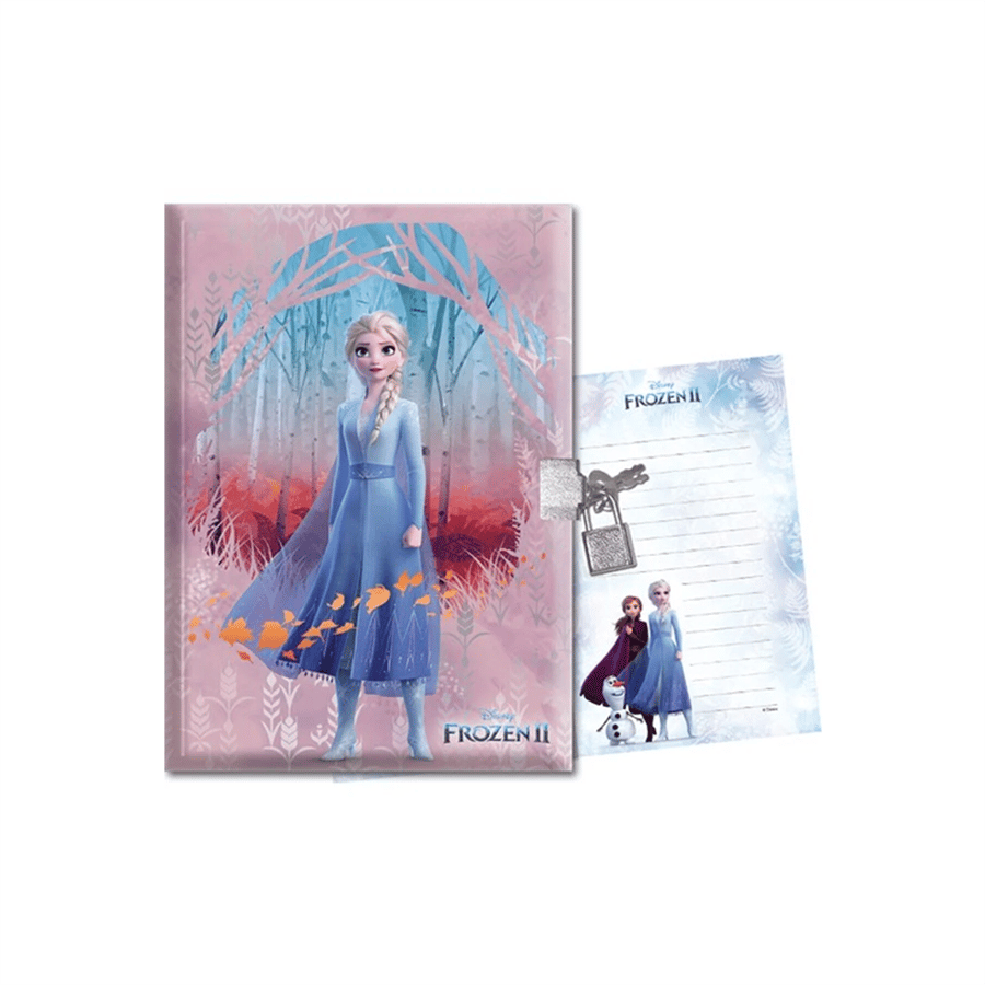 Frozen II 14 x 20 Kilitli Hatıra Defteri 80 Yaprak