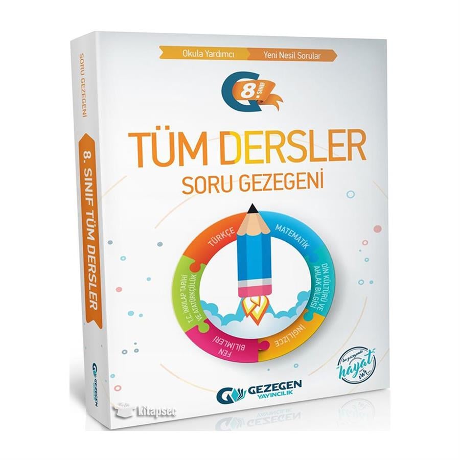 Gezegen Yayınları 8. Sınıf Tüm Dersler Soru Gezegeni