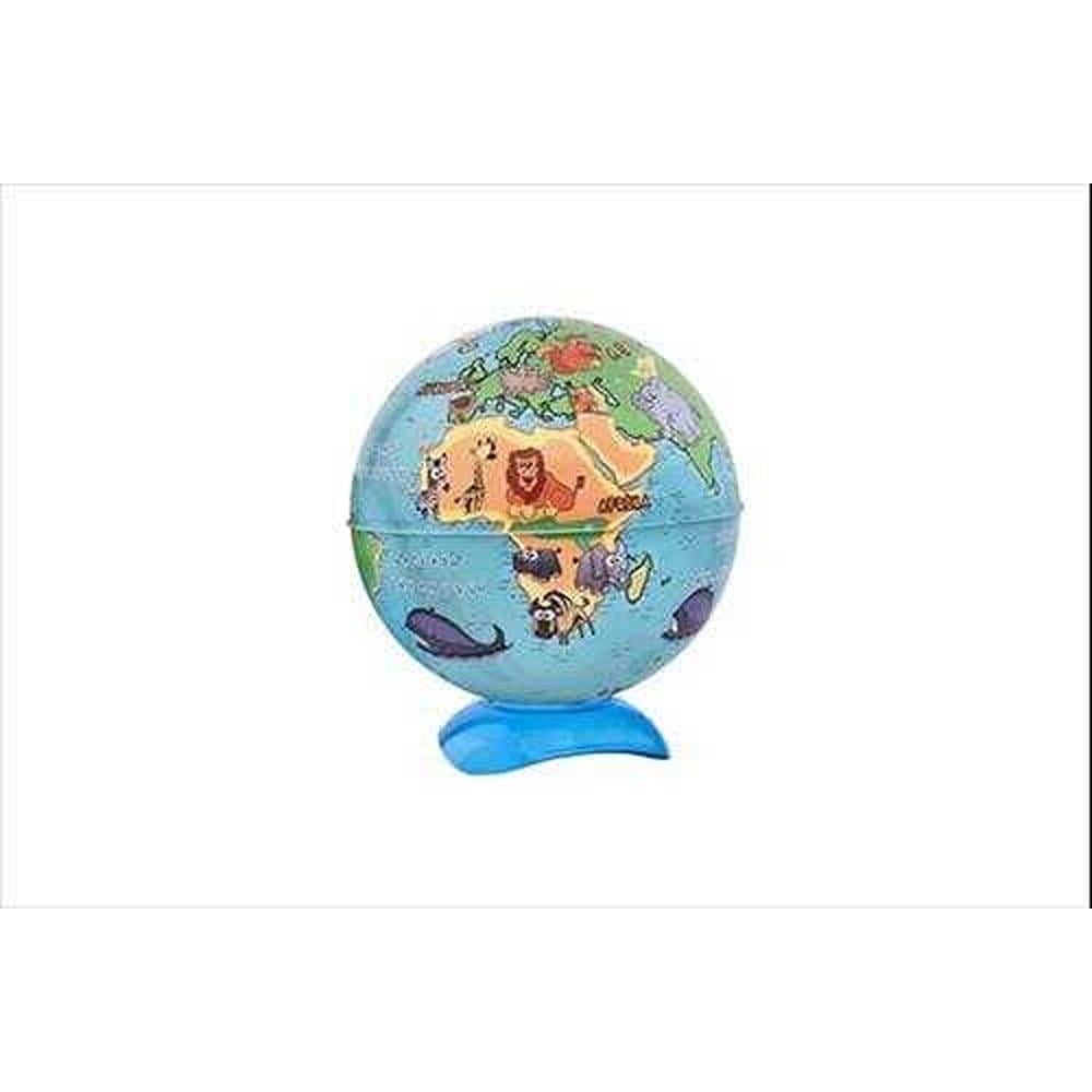 Gürbüz Globe Kalemtraş Hayvanlı Küre 10 Cm