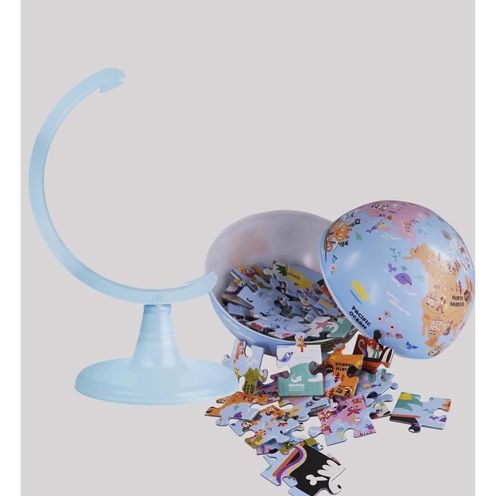 Gürbüz Legendary Prates Küre 15 cm + 54 Parça Puzzle
