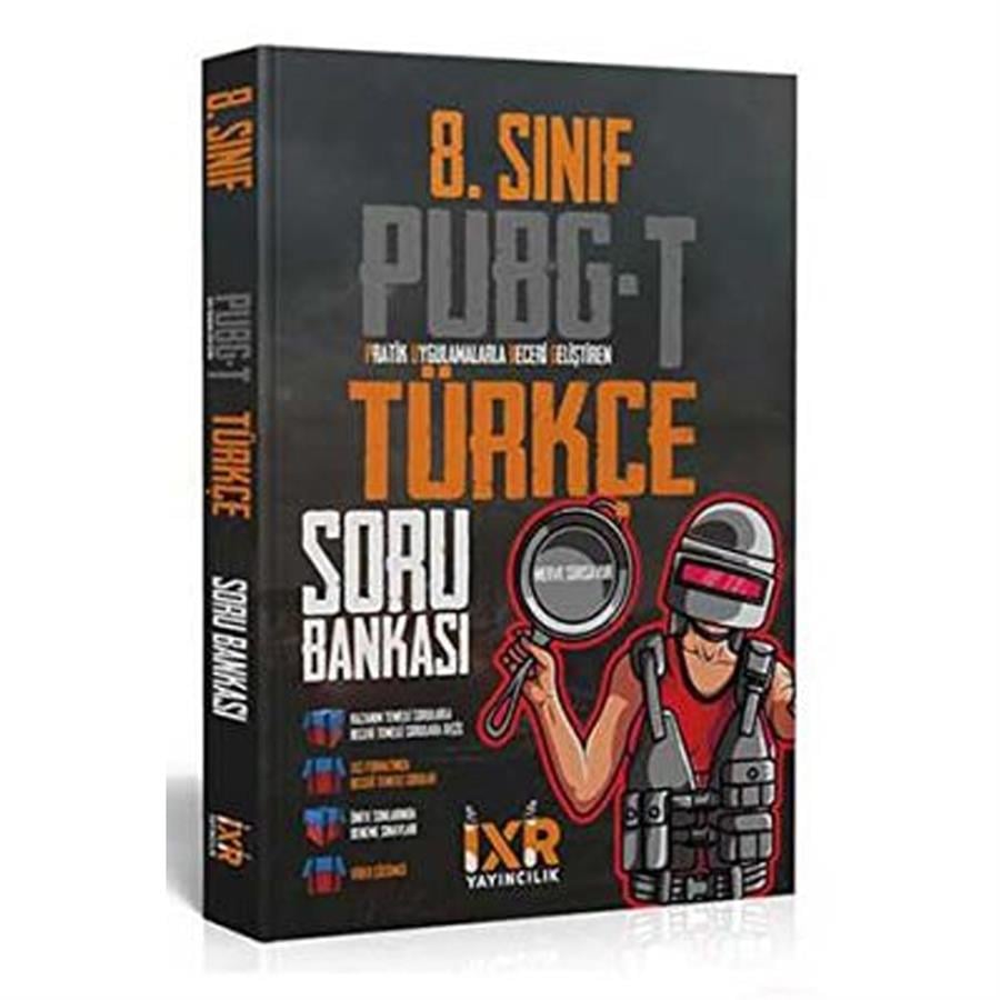 İxir Yayıncılık 8. Sınıf PUBG - T Türkçe Soru Bankası