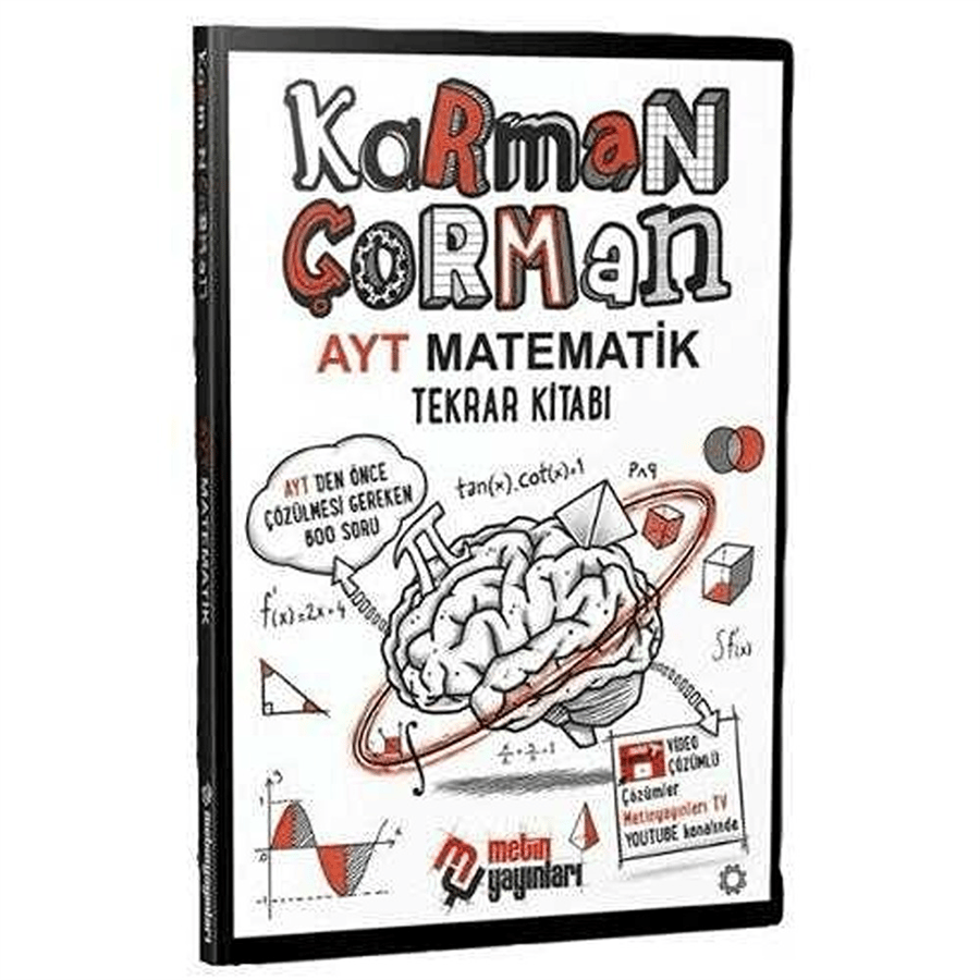 Metin Yayınları - Karman Çorman AYT Matematik Tekrar Kitabı