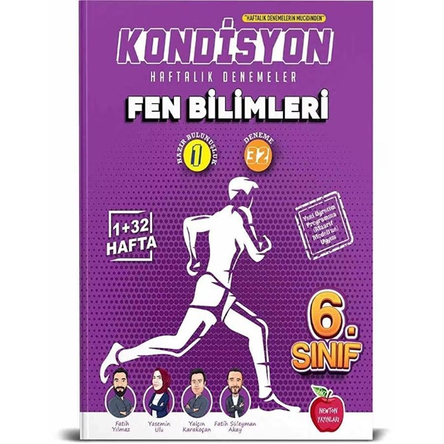 Newton Yayınları 6.Sınıf Kondisyon Fen Bilimleri Haftalık Kazanım Denemeleri 33 Hafta